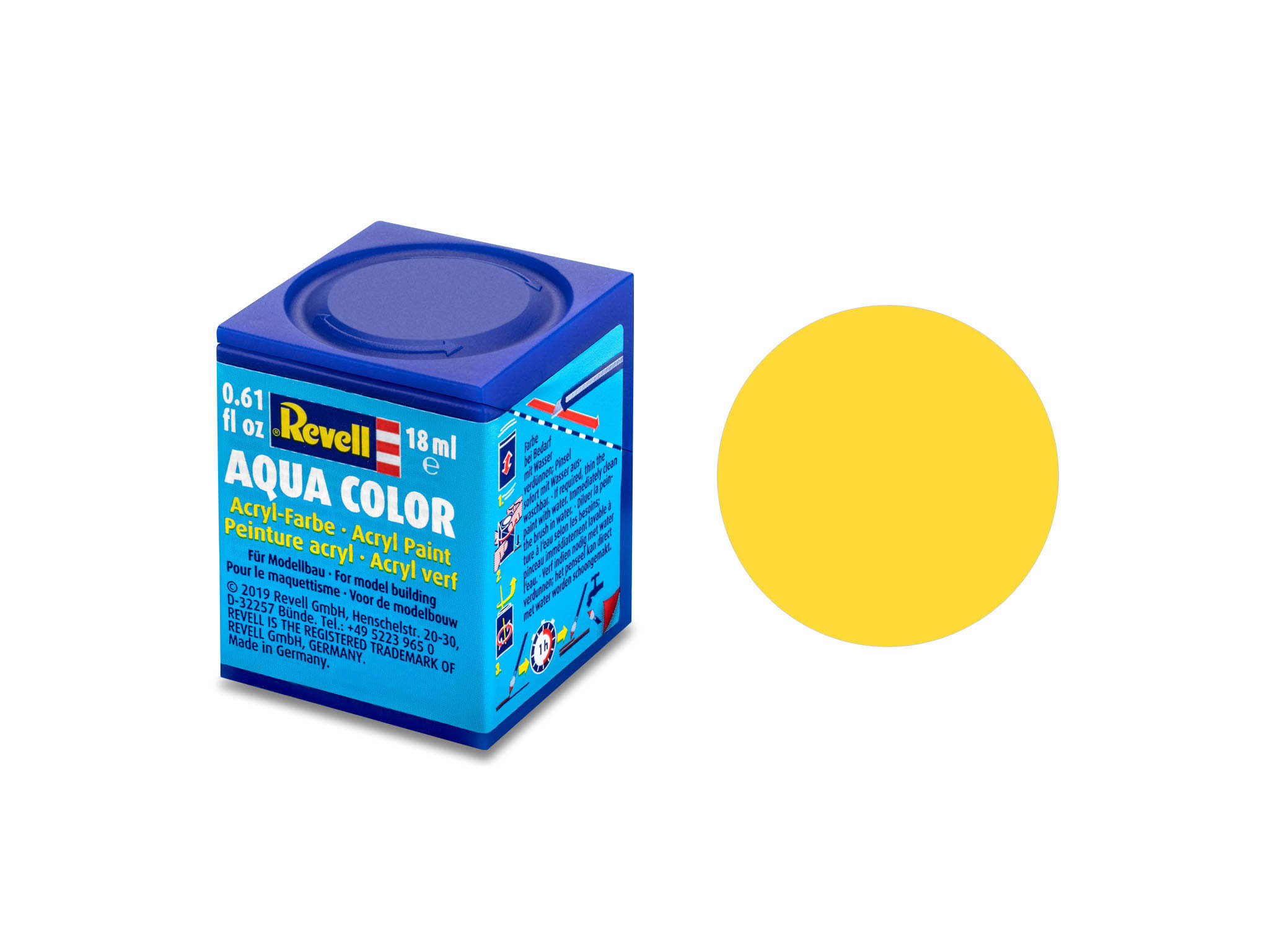 064-36115 - gelb, matt RAL 1017 Aqua Color 18 ml